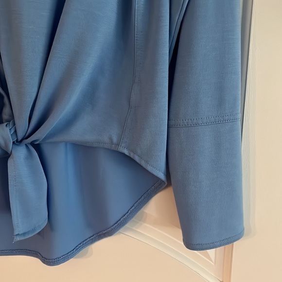 JoFit Tie Front Long Sleeve Athletic Top - Picture 6 of 8